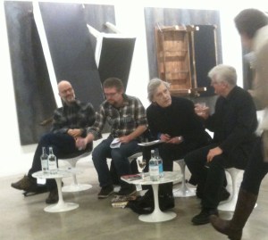 Peter Jaeger, Marcus Slease, Ian MacFadyen and Barry Miles, Parasol Unit, Wharf Road N1, 15th January 2013